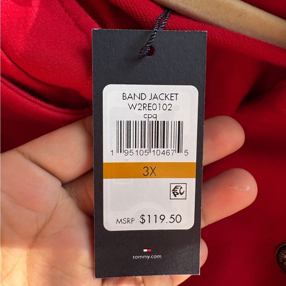Tommy Hilfiger Women's Bold Red Blazer - Picture 7 of 7